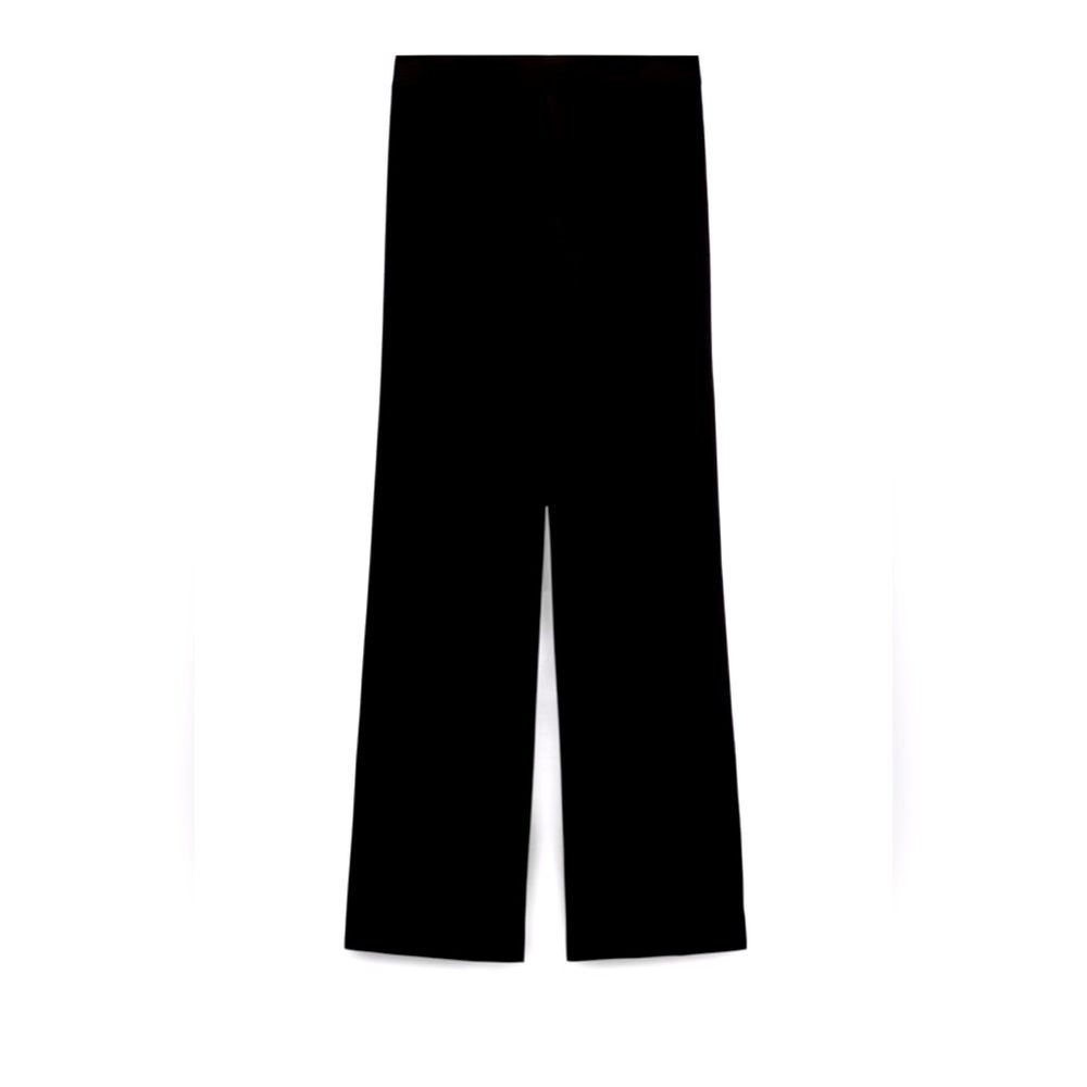 ZARA black wide leg flowy pant